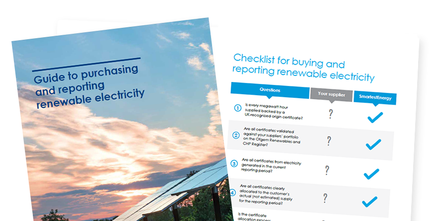 Purchasing and reporting renewable electricity